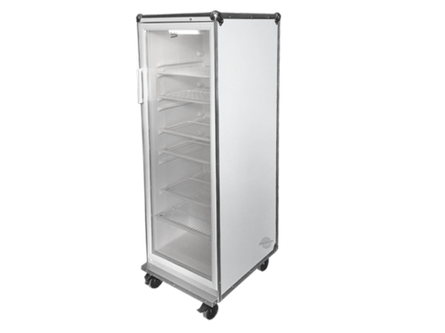 Kühlschrank Gala mieten – rollbar, weiß, 310 L mit Glastür für Events – 2