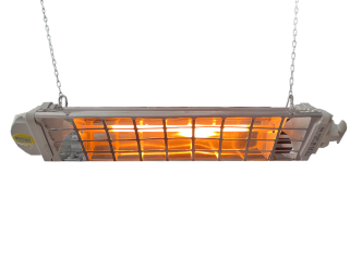 Infrarot-Halogenstrahler mieten – 1200 W Heizstrahler für Zelt & Terrasse