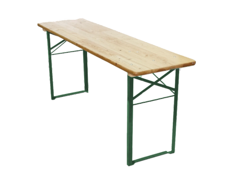 Bierzelttisch Gala mieten – 50 cm, klappbar & stapelbar