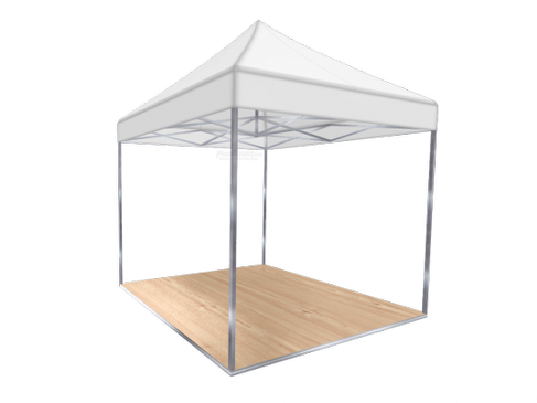 Faltzelt 3 x 3 m Profi mieten – reinweiß, robust & erweiterbar