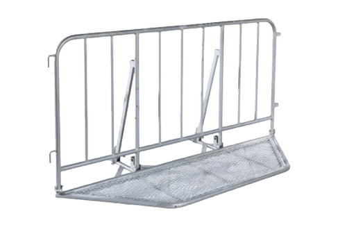 Polizeigitter mieten – Absperrgitter 110 cm, vollfeuerverzinkt – 2