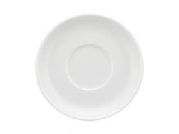 Kaffeeunterteller mieten – Porzellan, weiß, 15 cm (30er-VPE)