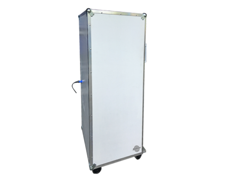 Kühlschrank Gala mieten – rollbar, weiß, 310 L mit Glastür für Events – 3