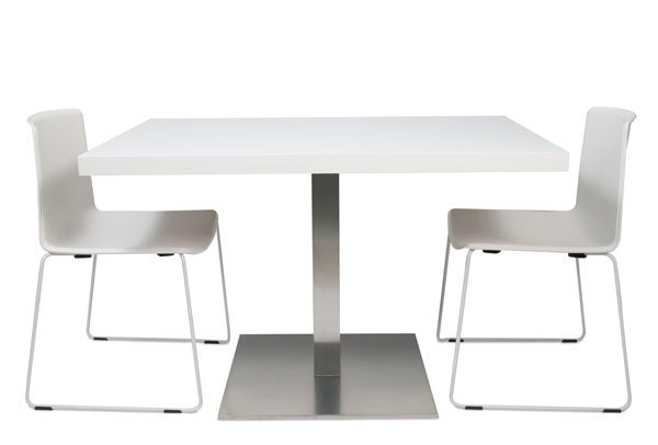 Banketttisch INOX BANKETT weiß mieten – stabil & elegant, Indoor – 2