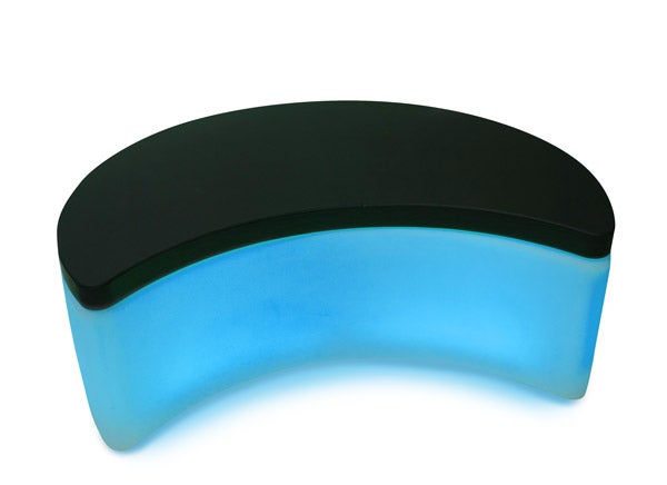 LED Sitzbank iMOON mieten – leuchtende halbrunde Loungebank (Akku, RGB) – 4