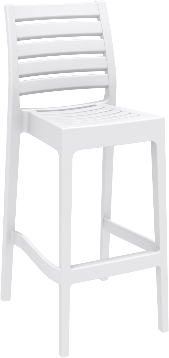 Barhocker ARES mieten – robuster In- & Outdoor-Barhocker mit Rückenlehne