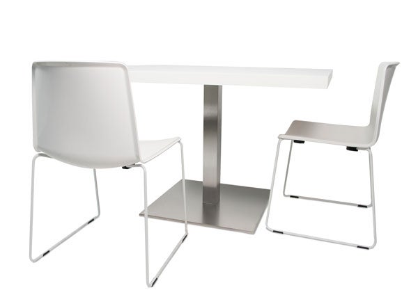 Banketttisch INOX BANKETT weiß mieten – stabil & elegant, Indoor – 3