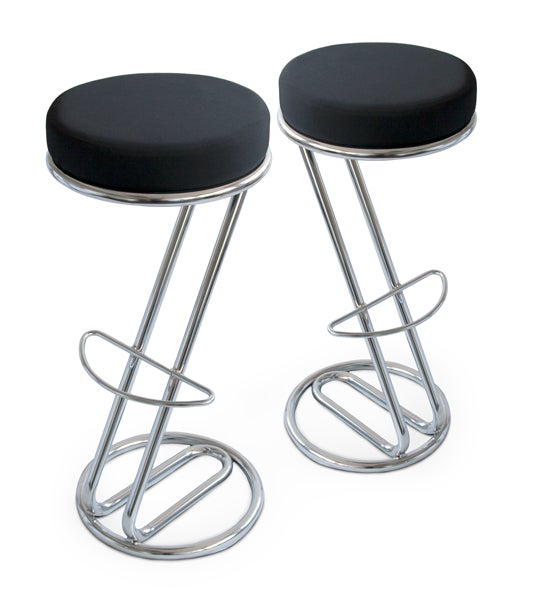 Z-Barhocker BILL schwarz mieten – Design-Barhocker, Sitzhöhe 84 cm