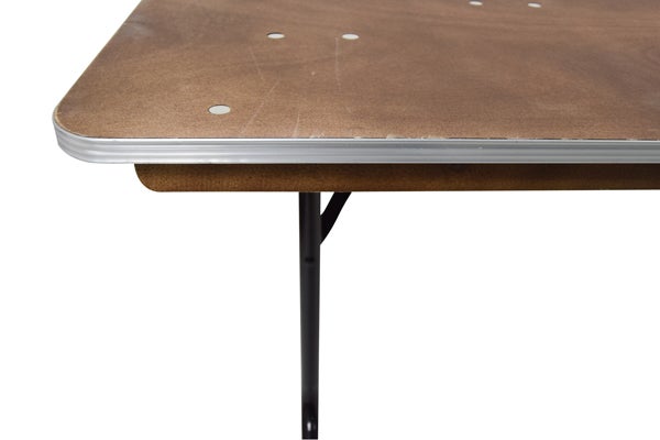 Banketttisch BEN mieten – 184 x 76 cm, Alukante, für bis zu 8 Personen – 2