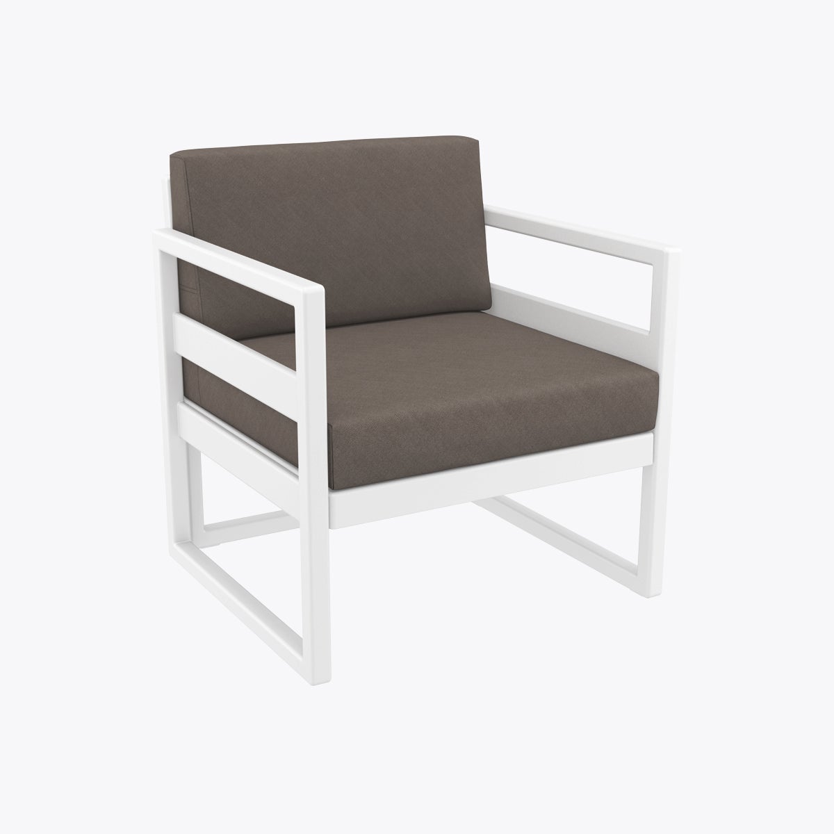 Outdoor Lounge-Set MYKONOS mieten – 2 Sessel, 2-Sitzer & Loungetisch, inkl. Polster – 2