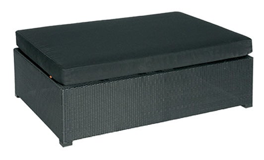 Polyrattan Loungetisch FREIRAUM mieten – Lounge-Insel & Tisch, inkl. Kissen