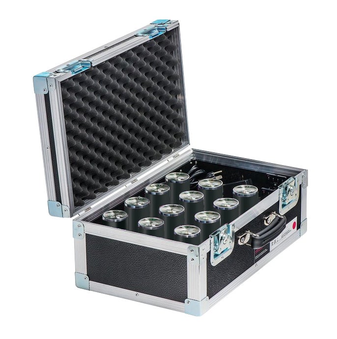LED Akku-Scheinwerfer LightCan mieten – 6er-Set, RGB, spritzwassergeschützt