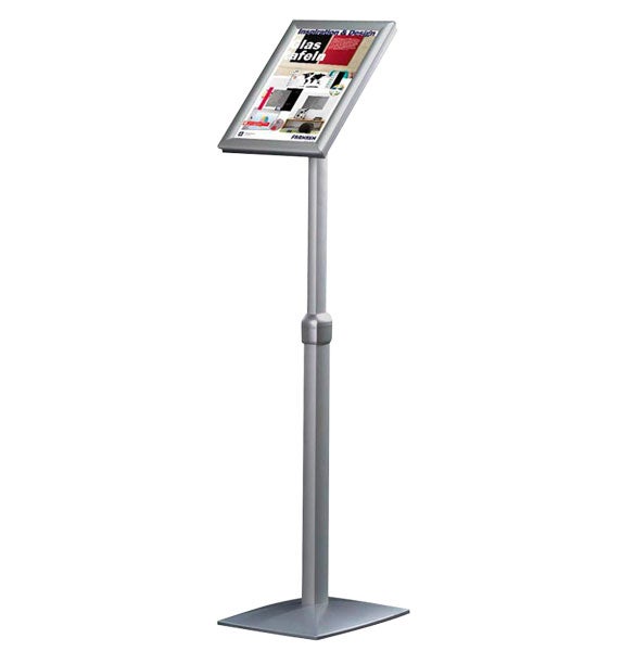 Infoständer DIN A3 höhenverstellbar mieten – Aluminium, 91–131 cm