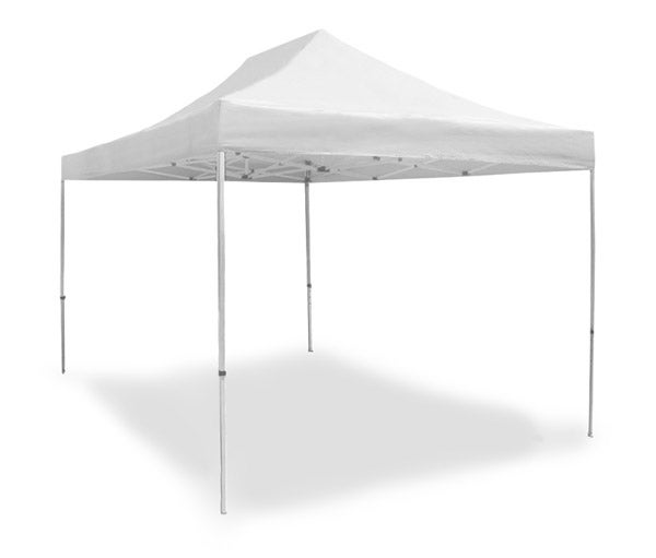 Partyzelt / Pavillon / Klappzelt TIM mieten – 3x3 m, weiß, mit Seitenteilen