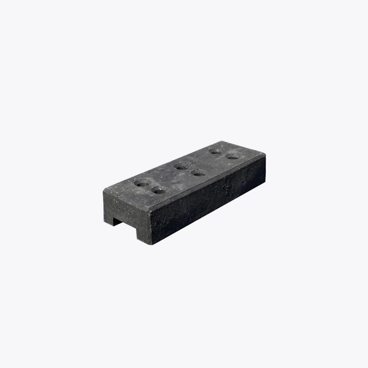 Standfuß für Bauzaun / Mobilzaun mieten – stabiler PVC-Fuß, 26,5 kg