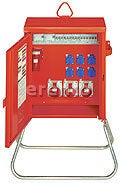 Baustromverteiler mieten – Baustromkasten / Verteilerkasten, verzinkt & FI-gesichert