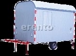 Bauwagen mieten – 3,50 x 2,50 m, zugelassen für bis zu 6 Personen