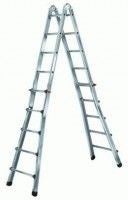 Mehrzweckleiter mieten – 4x5 Sprossen, Anlege- & Stehleiter bis 150 kg