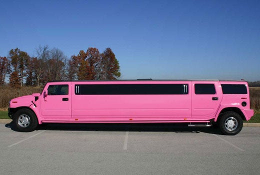 Pinke Hummer Stretchlimousine bis 12 Personen mieten in NRW