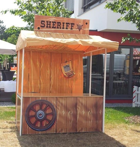 Nostalgischer Marktstand mieten ~ bayrisch / western ~ Spiel-, Info- & Verpflegungsstand – 4