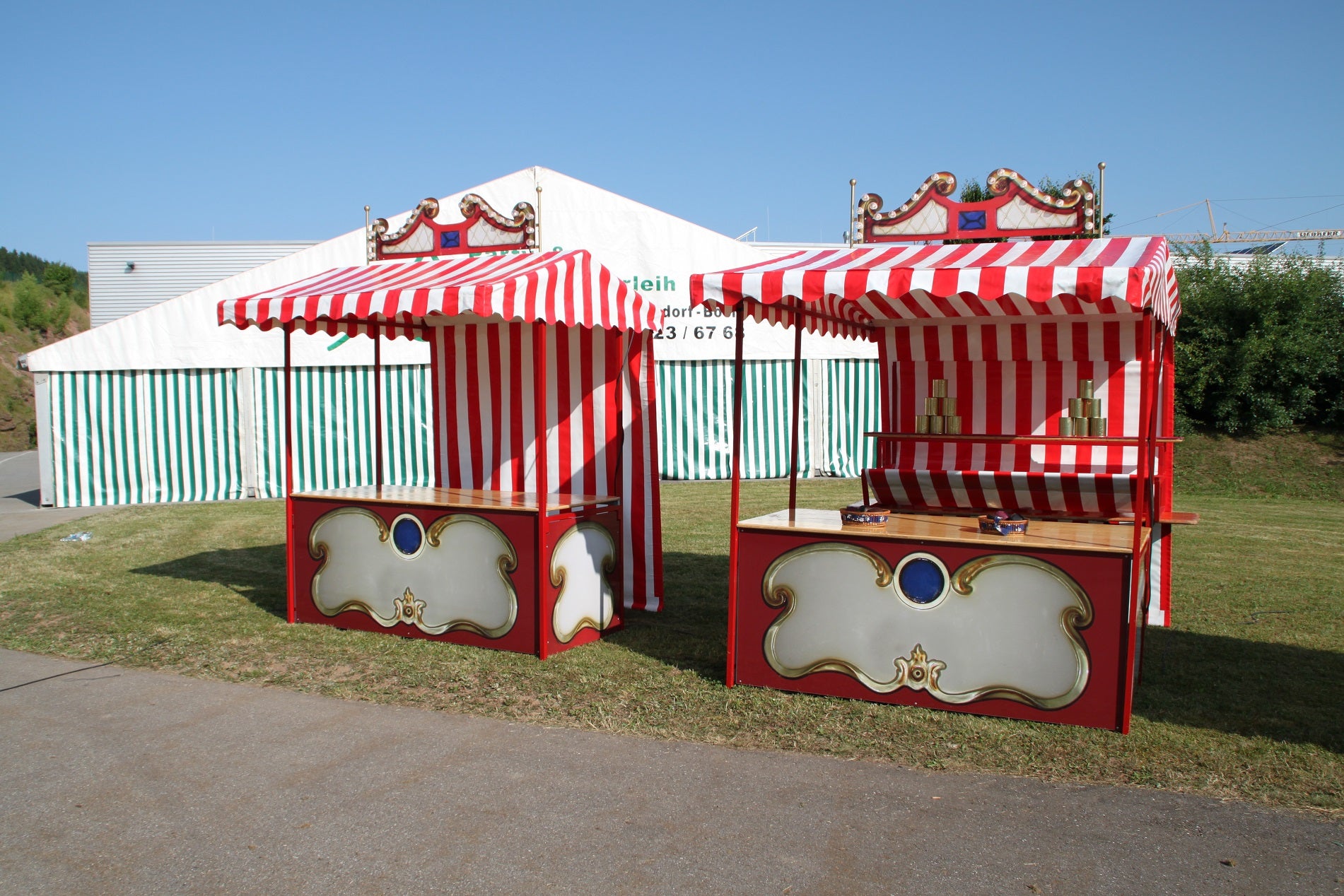 Nostalgischer Marktstand mieten ~ bayrisch / western ~ Spiel-, Info- & Verpflegungsstand – 2
