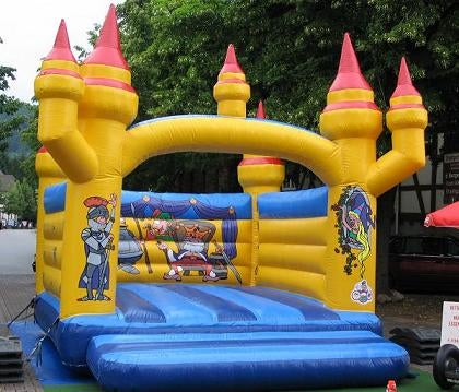 Hüpfburg Schloss mieten ~ märchenhafte Springburg für bis zu 12 Kinder – 4