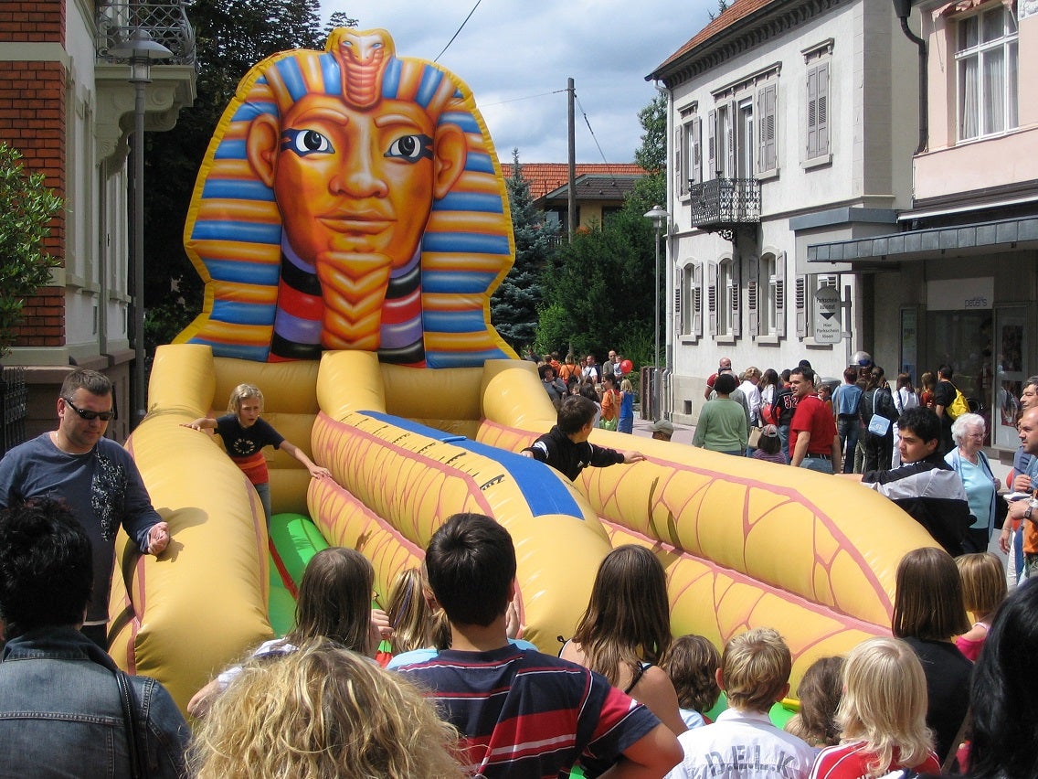 Bungee-Run mieten ~ Bungee Run Sphinx ~ Wettkampf-Modul für 2 Spieler – 4