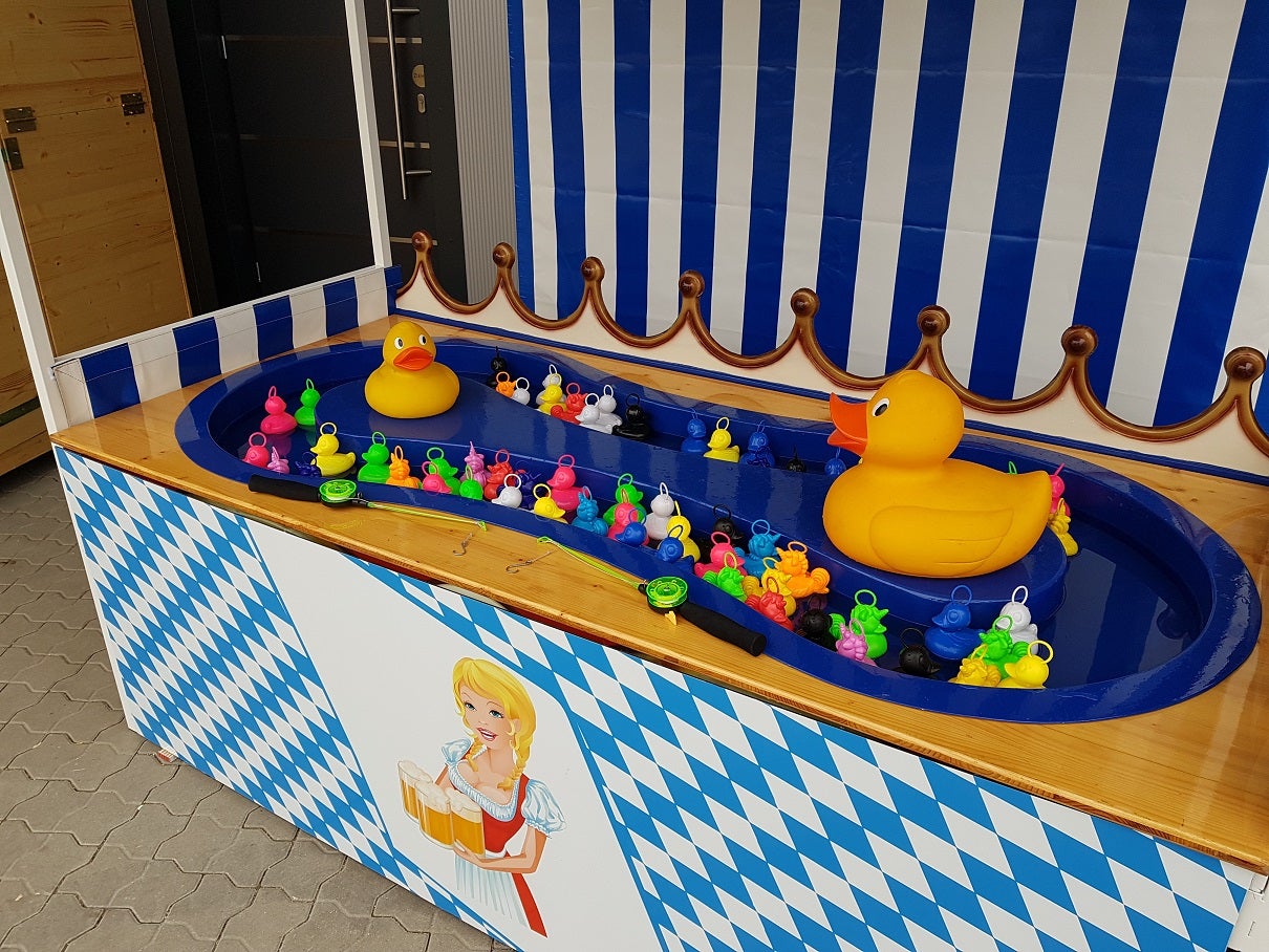 Entenangeln Deluxe mieten – Kinderspiel im Stand | bayrisch & nostalgisch
