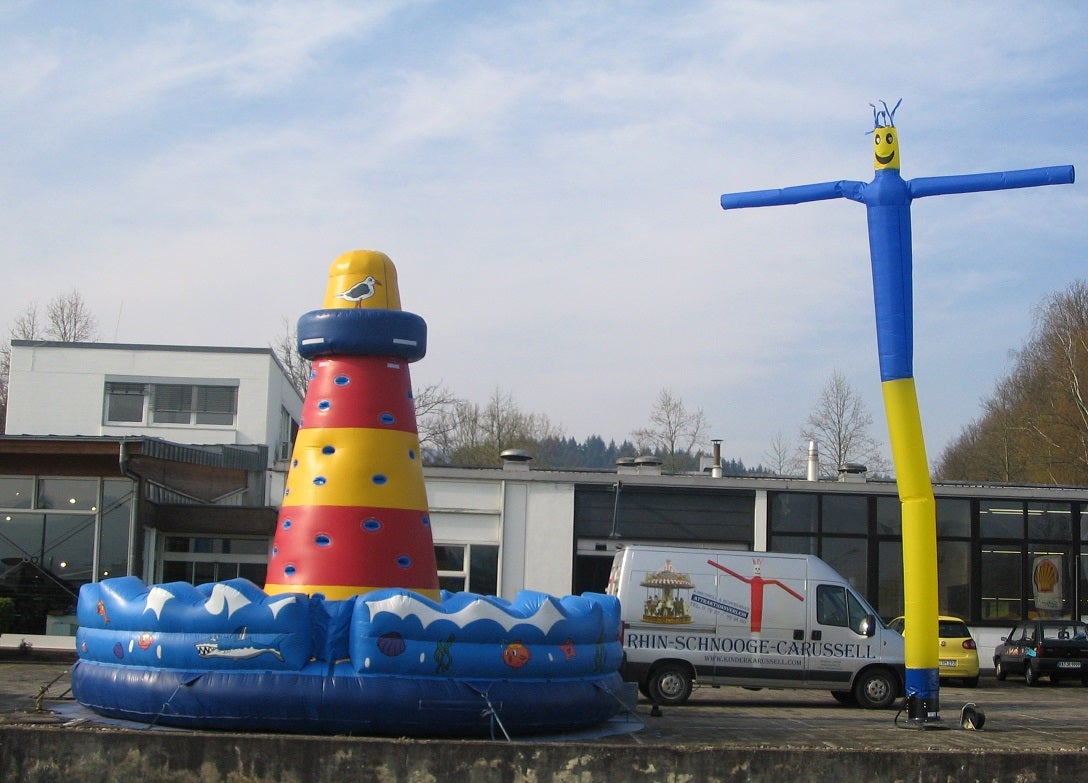 Kletter-Leuchtturm mieten ~ Hüpf- & Kletterturm (7 m) für 14–16 Kinder – 4