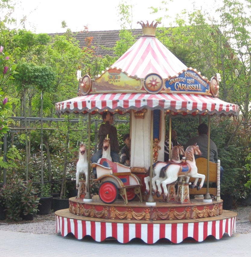 Nostalgie-Kinderkarussell mieten ~ 12 Sitzplätze (3 m Ø) mit Beleuchtung & Musik – 3