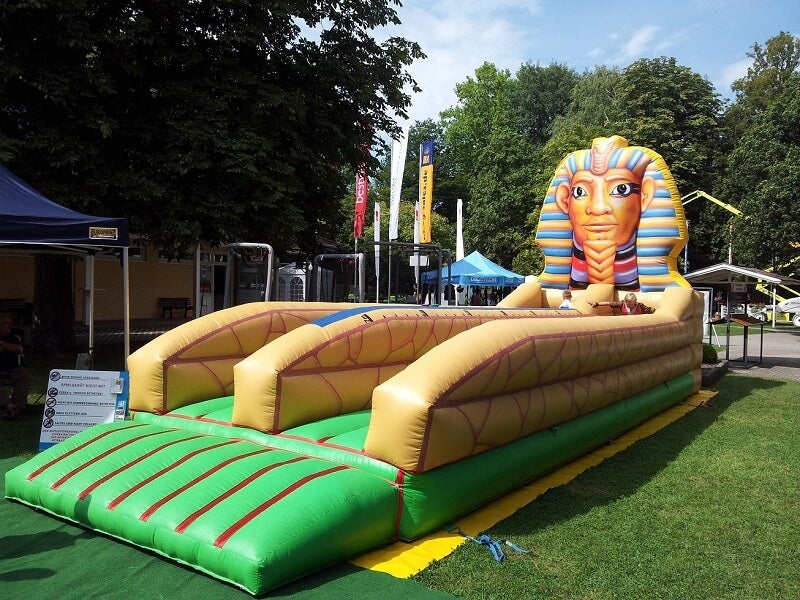 Bungee-Run mieten ~ Bungee Run Sphinx ~ Wettkampf-Modul für 2 Spieler – 2