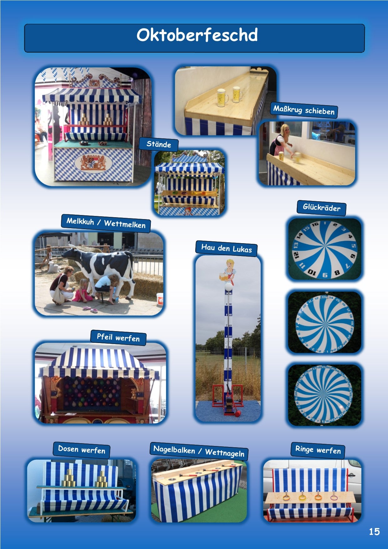 Nagelbalken mieten – Wettnageln nostalgisch, bayrisch & western | Oktoberfest – 4