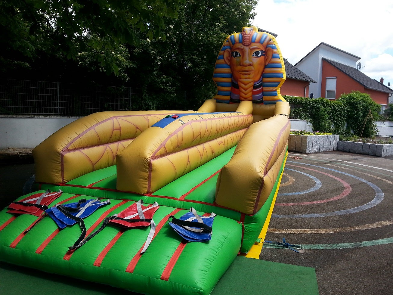 Bungee-Run mieten ~ Bungee Run Sphinx ~ Wettkampf-Modul für 2 Spieler