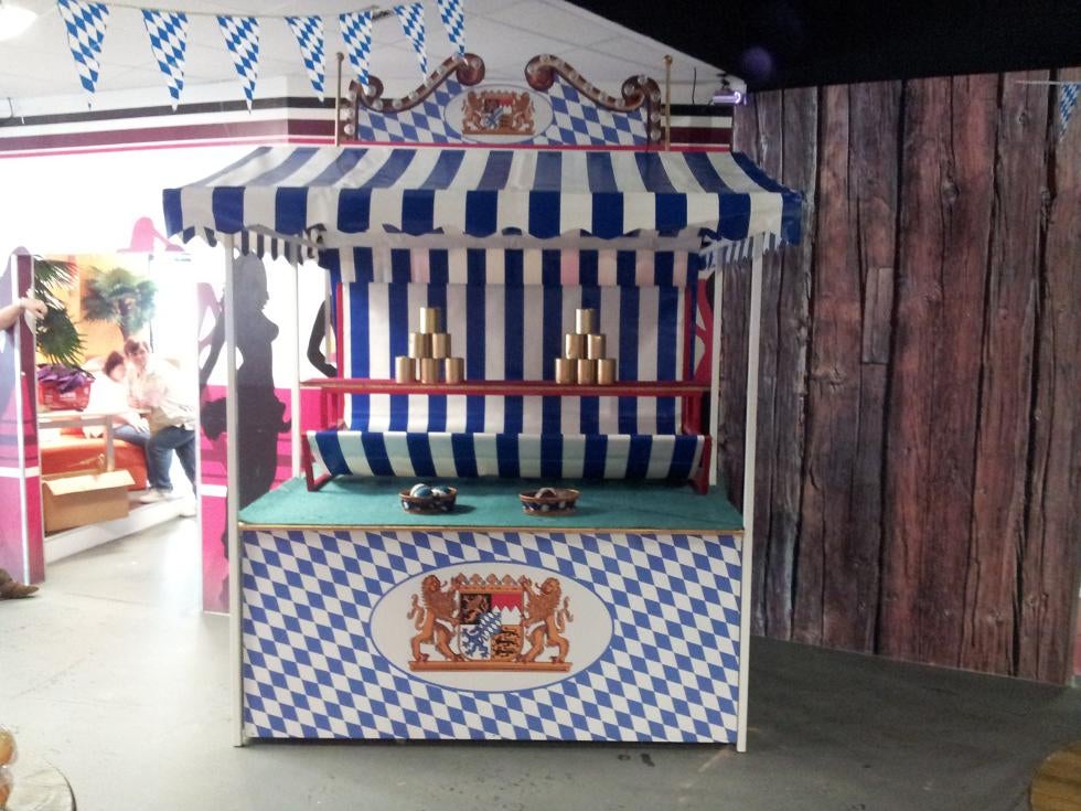 Nostalgischer Marktstand mieten ~ bayrisch / western ~ Spiel-, Info- & Verpflegungsstand – 3