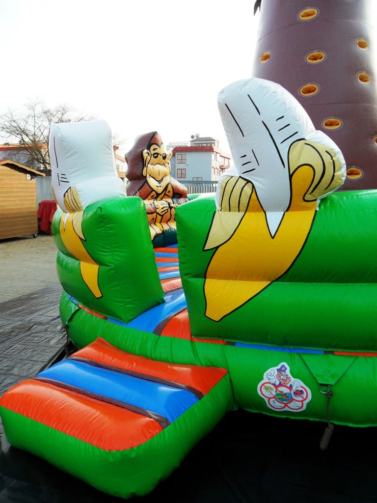 Banana-Kletterpalme mieten ~ Kletter- & Hüpfturm für 14–16 Kinder – 2