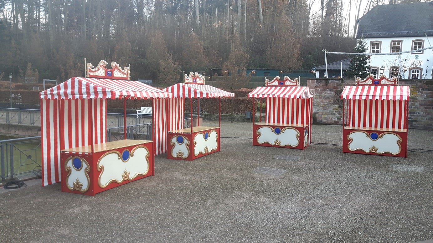 Nostalgischer Marktstand mieten ~ bayrisch / western ~ Spiel-, Info- & Verpflegungsstand