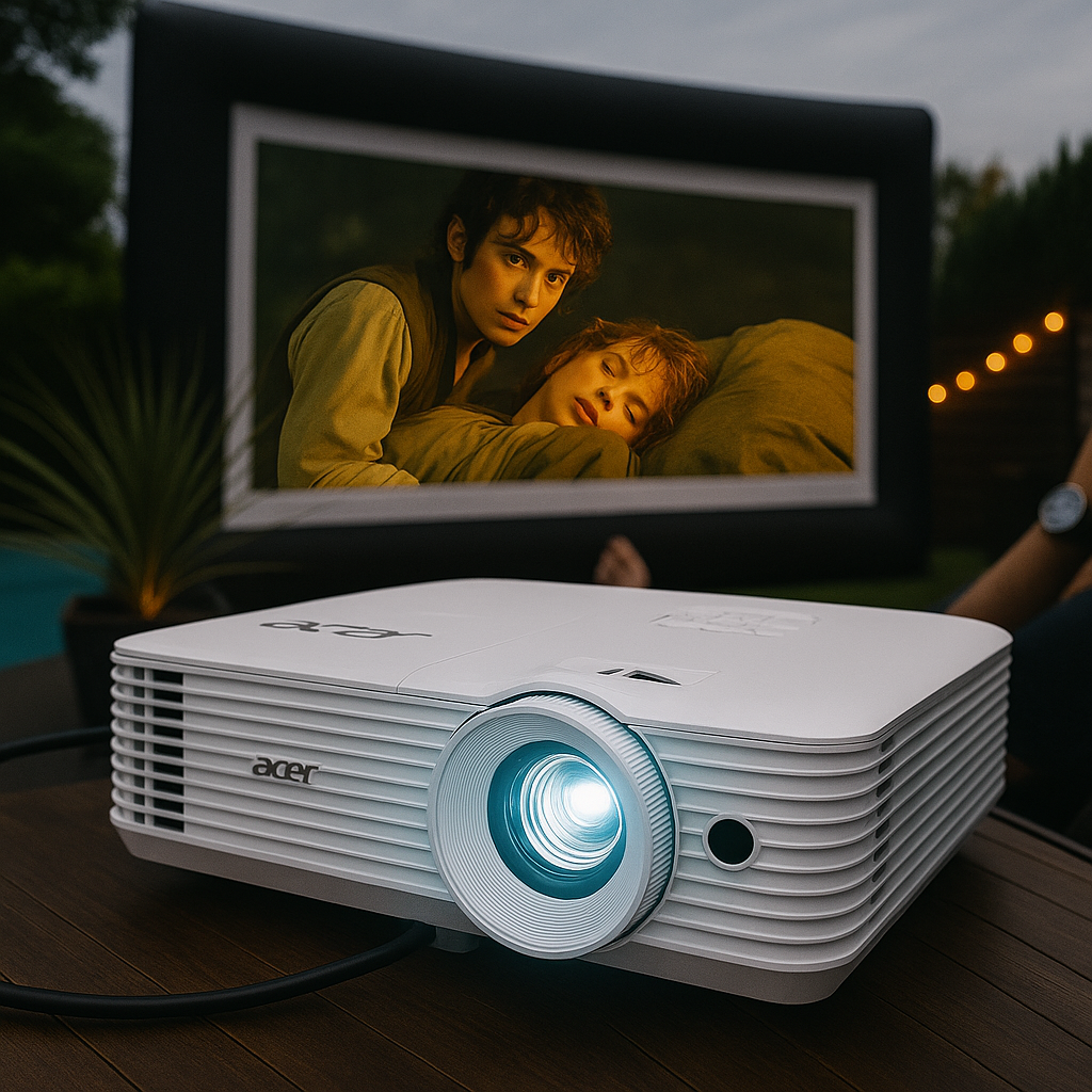 Acer Beamer mieten – Full-HD-Projektor für Gartenkino & Präsentationen