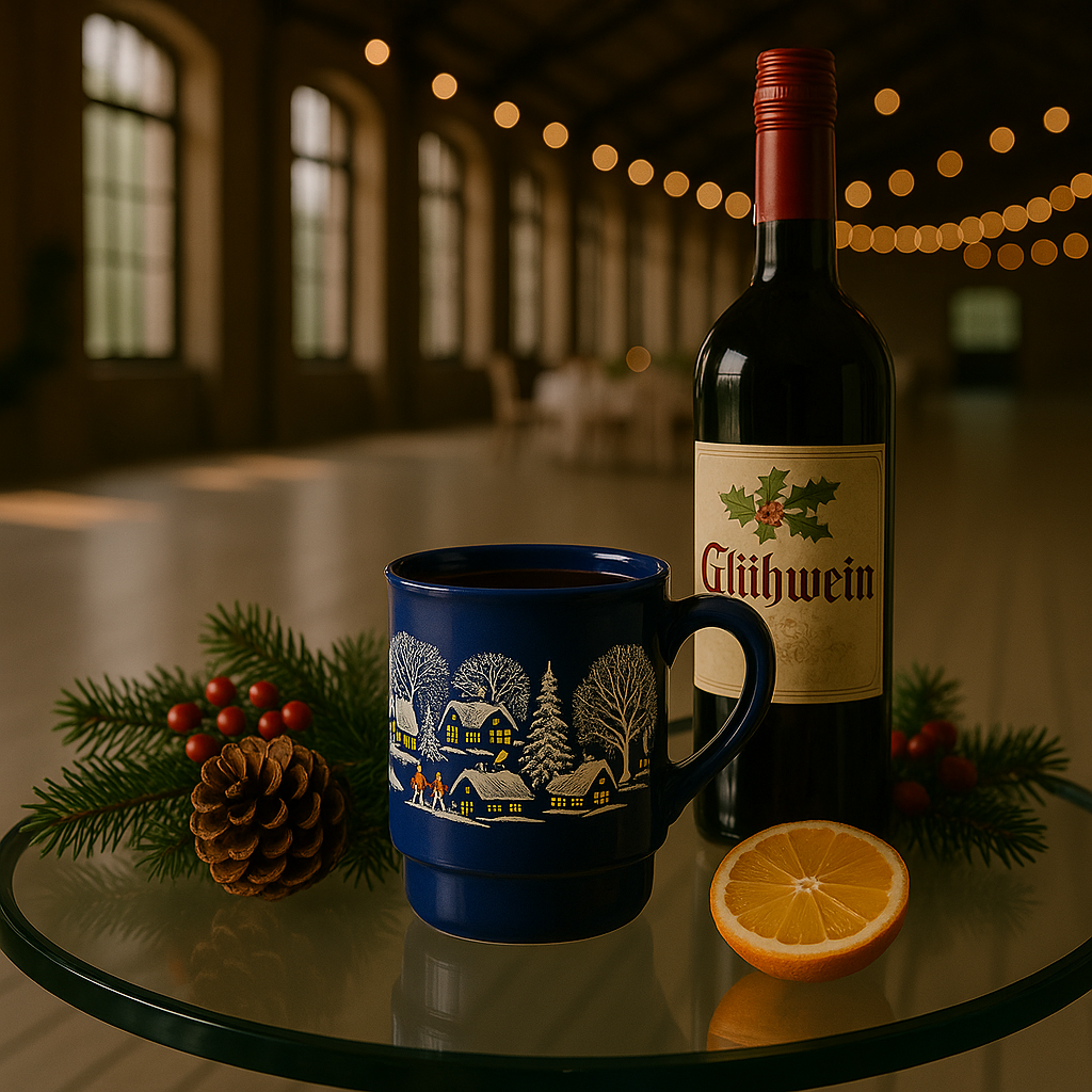 Glühweinstand mieten – mobile Glühweinhütte aus Holz für Weihnachtsmärkte & Winterevents – 4