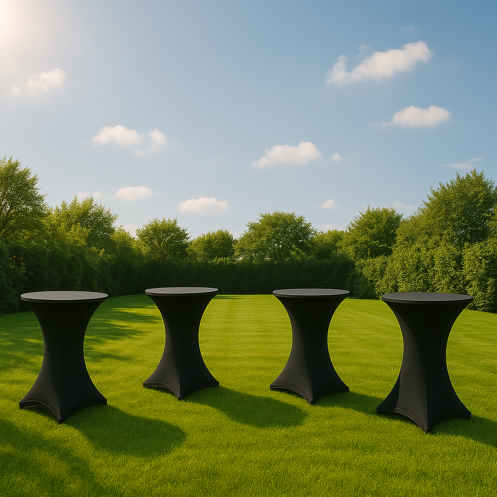 Faltpavillon 3x6 m schwarz mieten – wetterfest, 18 m² mit 4 Seitenteilen – 3