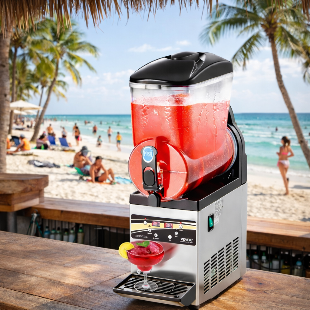 Slush-Eismaschine 15 Liter mieten – für Slushes & Frozen Cocktails