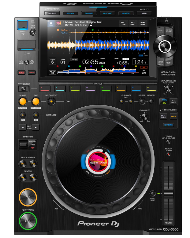 Pioneer CDJ-3000 mieten – Profi DJ-Player mit 9" Touchscreen & Pro DJ Link – 3