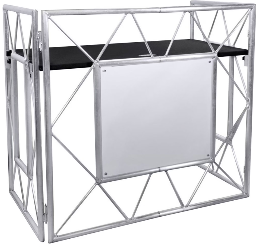 DJ-Tisch faltbar mieten – PROmagiX Aluminium DJ-Stand, klappbar & leicht – 4