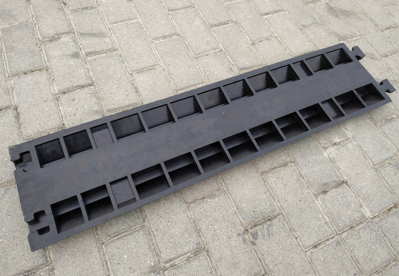 Kabelbrücke mieten – 2-Kanal Kabelkanal schwarz-gelb, befahrbar bis 10.000 kg – 4