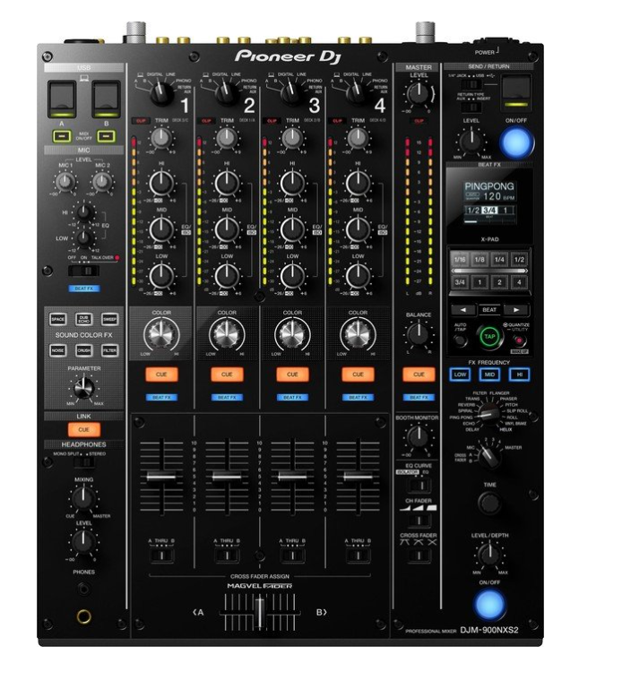 Pioneer DJM-900 NXS mieten – 4-Kanal Clubmixer mit Beat FX & Soundkarte – 3