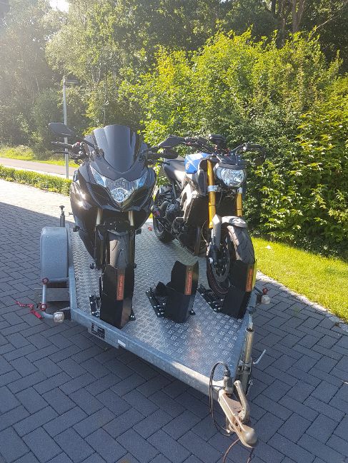 Motorradanhänger mieten – Motorradtransporter für 1 oder 2 Motorräder, 100 km/h (Wurster Nordseeküste) – 4