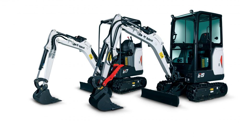 Bobcat E19 Minibagger mieten – 1,9 t, ab 80 € netto/Tag