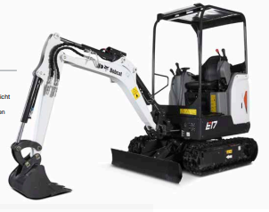 Bobcat E19 Minibagger mieten – 1,9 t, ab 80 € netto/Tag – 3