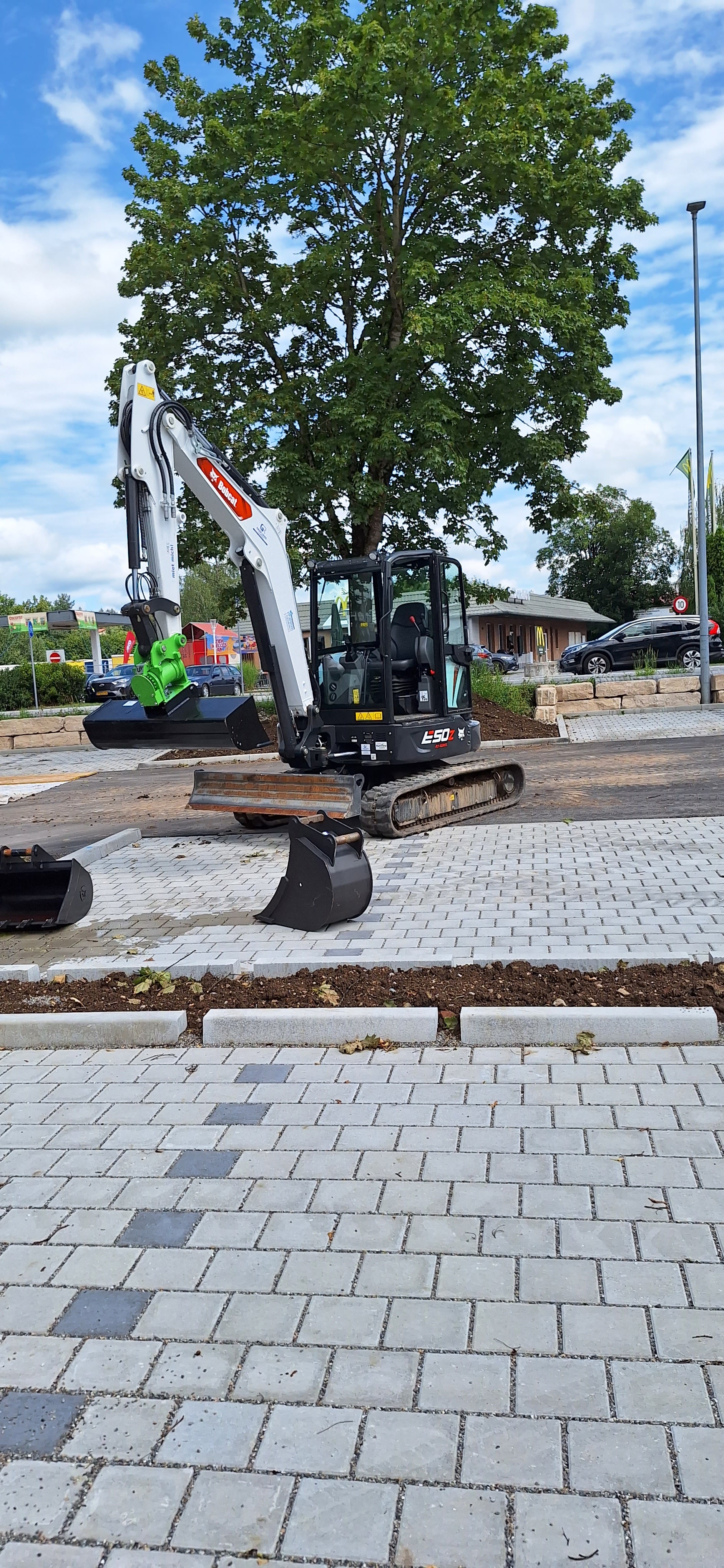 Bobcat E55z Kompaktbagger mieten – 5 t, Klima & Powertilt, BJ 2024 – 2