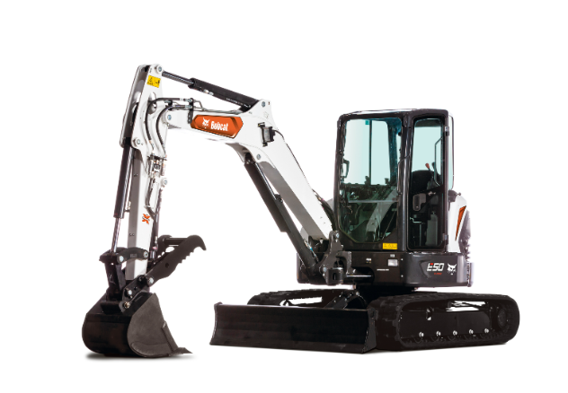 Bobcat E55z Kompaktbagger mieten – 5 t, Klima & Powertilt, BJ 2024 – 4