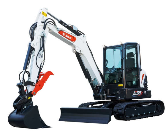 Bobcat E55z Kompaktbagger mieten – 5 t, Klima & Powertilt, BJ 2024 – 3